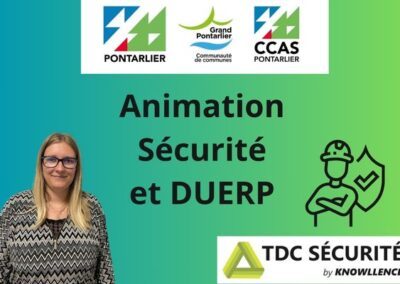 Animation Sécurité et DUERP à Pontarlier