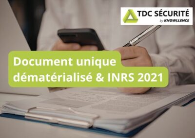 Document unique dématérialisé et loi santé, agents chimiques et RPS 2021